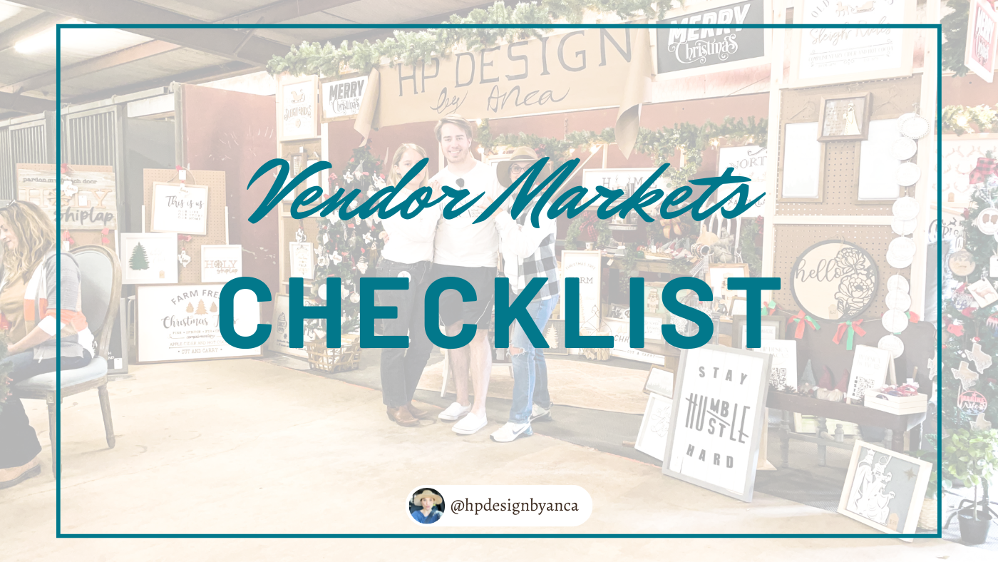 Market List & Tipps - HP Design Product title – Custom engraving, printing, and embroidery by HP Design in McKinney, Texas