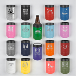 Custom Engraved Polar Camel Stainless Steel Beverage Holder – Insulated Can & Bottle Cooler | HP Design