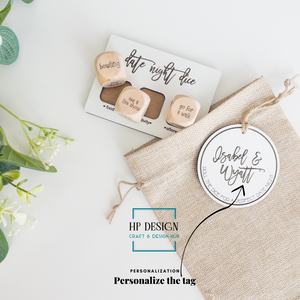Custom Date Night Dice | Personalized Couples Game