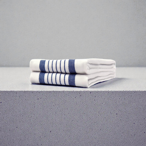 Butler Towels | Premium Cotton Kitchen Towels 2-Pack with Custom Leatherette Patches | HP Design McKinney TX