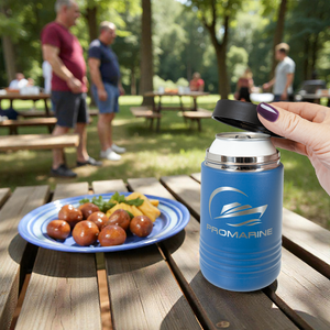 Custom Engraved Polar Camel Stainless Steel Beverage Holder – Insulated Can & Bottle Cooler | HP Design