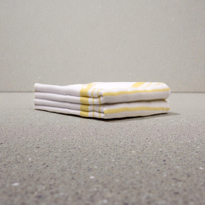 Butler Towels | Premium Cotton Kitchen Towels 2-Pack with Custom Leatherette Patches | HP Design McKinney TX