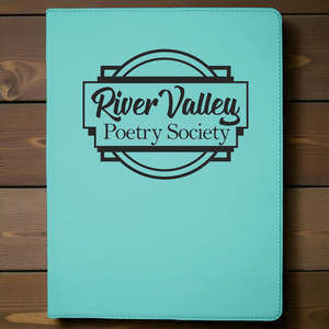 Custom Leatherette Portfolio with Notepad | Personalized 9.5" x 12" Executive Padfolio | HP Design McKinney TX