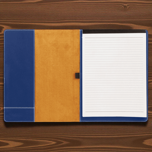 Custom Leatherette Portfolio with Notepad | Personalized 9.5" x 12" Executive Padfolio | HP Design McKinney TX