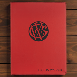 Custom Leatherette Portfolio with Notepad | Personalized 9.5" x 12" Executive Padfolio | HP Design McKinney TX