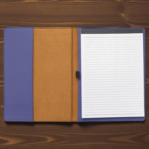 Custom Leatherette Portfolio with Notepad | Personalized 9.5" x 12" Executive Padfolio | HP Design McKinney TX