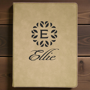 Custom Leatherette Portfolio with Notepad | Personalized 9.5" x 12" Executive Padfolio | HP Design McKinney TX
