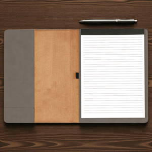 Custom Leatherette Portfolio with Notepad | Personalized 9.5" x 12" Executive Padfolio | HP Design McKinney TX