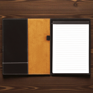 Custom Leatherette Portfolio with Notepad | Personalized 9.5" x 12" Executive Padfolio | HP Design McKinney TX