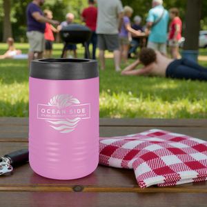 Custom Engraved Polar Camel Stainless Steel Beverage Holder – Insulated Can & Bottle Cooler | HP Design