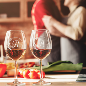 Polar Camel 15 oz. Stemless Wine Glass – Custom Monogram Engraved