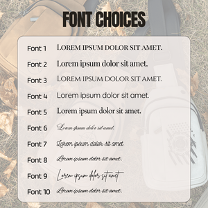 Custom Personalized Crossbody Bag – Creekside Collection with Adjustable Strap & Multiple Pockets