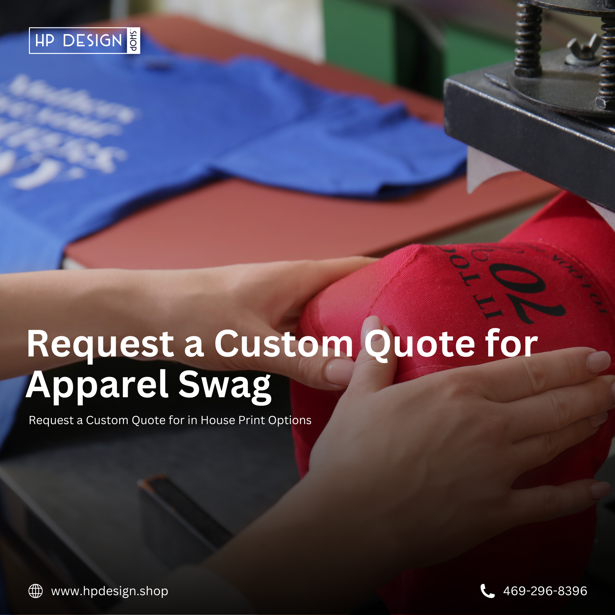 Wholesale Customization Apparel Swag Request Form - HP Design