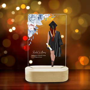 Personalized Masters Graduation Gift | Custom Acrylic Plaque for Daughter | HP Design McKinney TX
