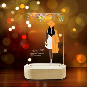 Personalized Masters Graduation Gift | Custom Acrylic Plaque for Daughter | HP Design McKinney TX