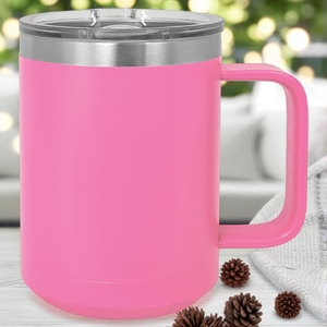 Custom Polar Camel 15 oz Vacuum Insulated Mug with Slider Lid – Personalized Stainless Steel Coffee Mug | Laser Engraved Gift by HP Design