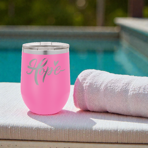 Custom Engraved 12 oz. Polar Camel Stemless Wine Tumbler with Lid – Insulated Stainless Steel | HP Design