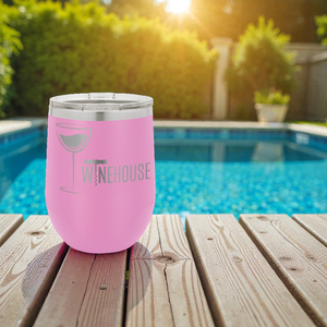 Custom Engraved 12 oz. Polar Camel Stemless Wine Tumbler with Lid – Insulated Stainless Steel | HP Design