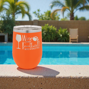 Custom Engraved 12 oz. Polar Camel Stemless Wine Tumbler with Lid – Insulated Stainless Steel | HP Design