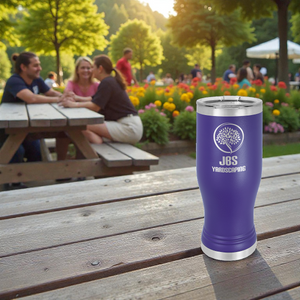 Custom Engraved Polar Camel Pilsner with Clear Lid – Insulated Stainless Steel Beer Glass | HP Design