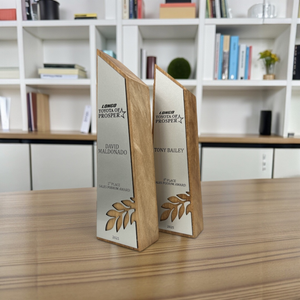 Custom Wood & Acrylic Recognition Award – Personalized Corporate or Achievement Trophy