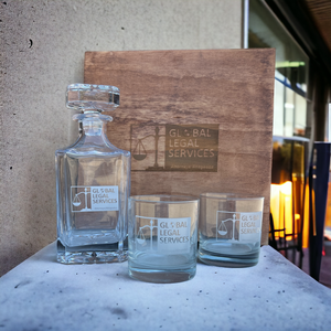 Custom Engraved Whiskey Glasses Set of 2 – Personalized Old Fashioned & Rocks Glasses | HP Design