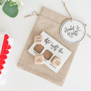 Custom Date Night Dice | Personalized Couples Game