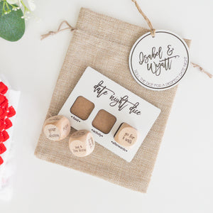 Custom Date Night Dice | Personalized Couples Game