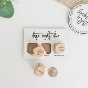 Custom Date Night Dice | Personalized Couples Game