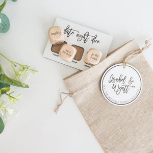 Custom Date Night Dice | Personalized Couples Game