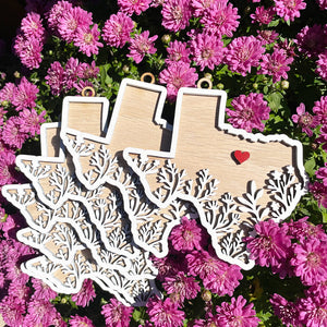 Custom State Christmas Ornament | All 50 States Available