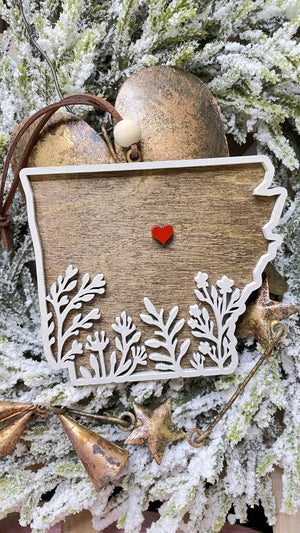 Custom State Christmas Ornament | All 50 States Available