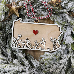 Custom State Christmas Ornament | All 50 States Available